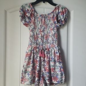 Girls Floral Romper